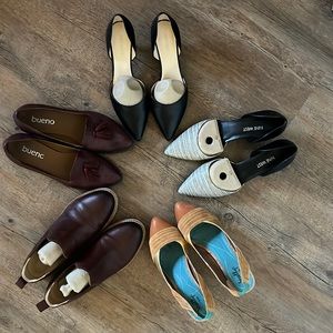 Shoe clear out. From heels to flats.